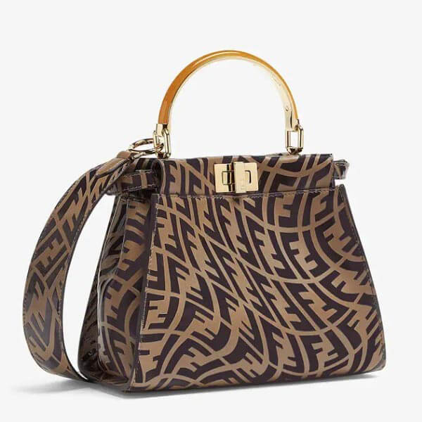 21SS【フェンディ】FFヴァーティゴ ピーカブー ショルダーバッグ偽物 8BN244AGKRF1E8K